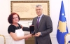Predsednik Thaçi odlikovao Fadila Vokrrija Jubilarnom predsedničkom medaljom desetogodišnjice nezavisnosti 